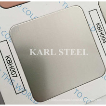 Stainless Steel Silver Color Hairline Kbh007 Sheet for Decoration Materials